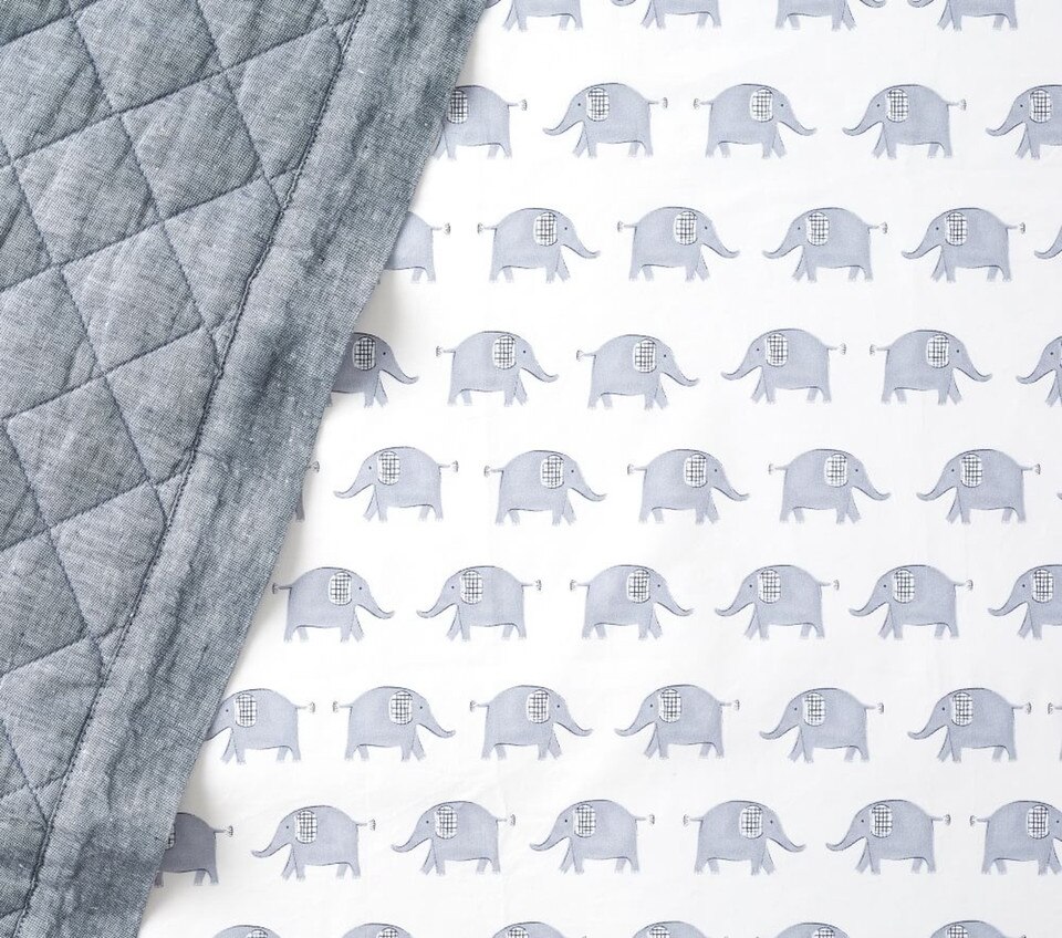 Taylor Fitted Cot Sheet Pottery Barn Kids UK